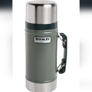 Stanley Classic Green and Silver Food Jar NEW